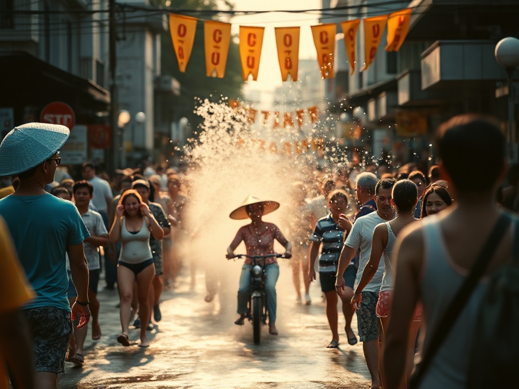 Songkran Su Festivali